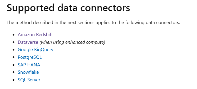 Query folding with ODBC Redshift Connection? - Microsoft Fabric Community