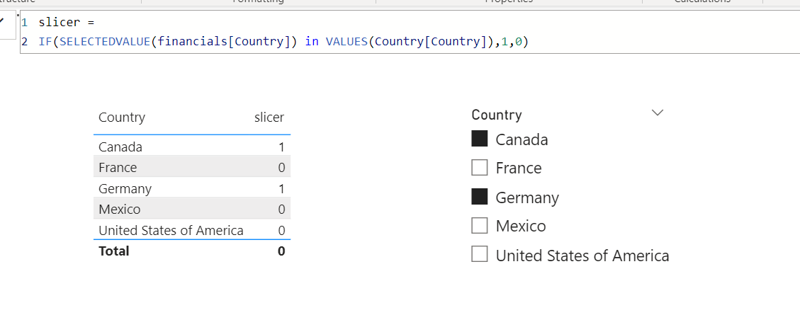 Solved: DAX Measure to get multiple selected filters value ...