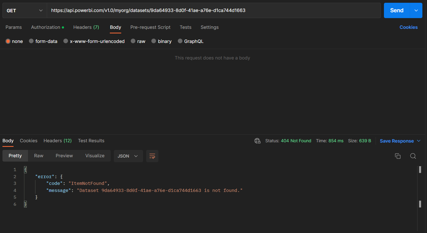 Issue embedding token - Dataset is not found - Microsoft Fabric Community