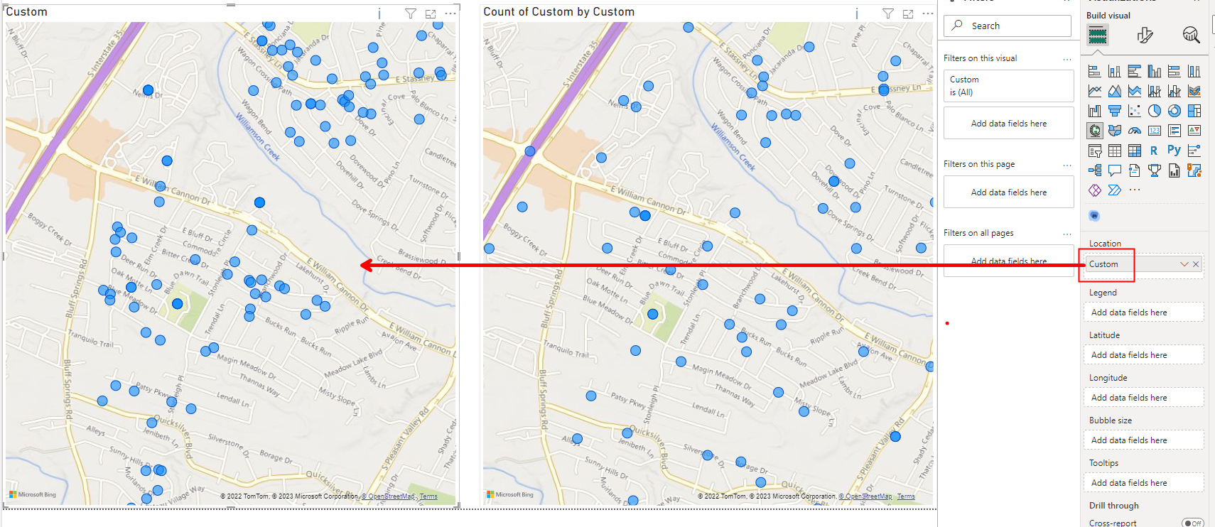 Solved: Map bubble inconsistency - Microsoft Fabric Community