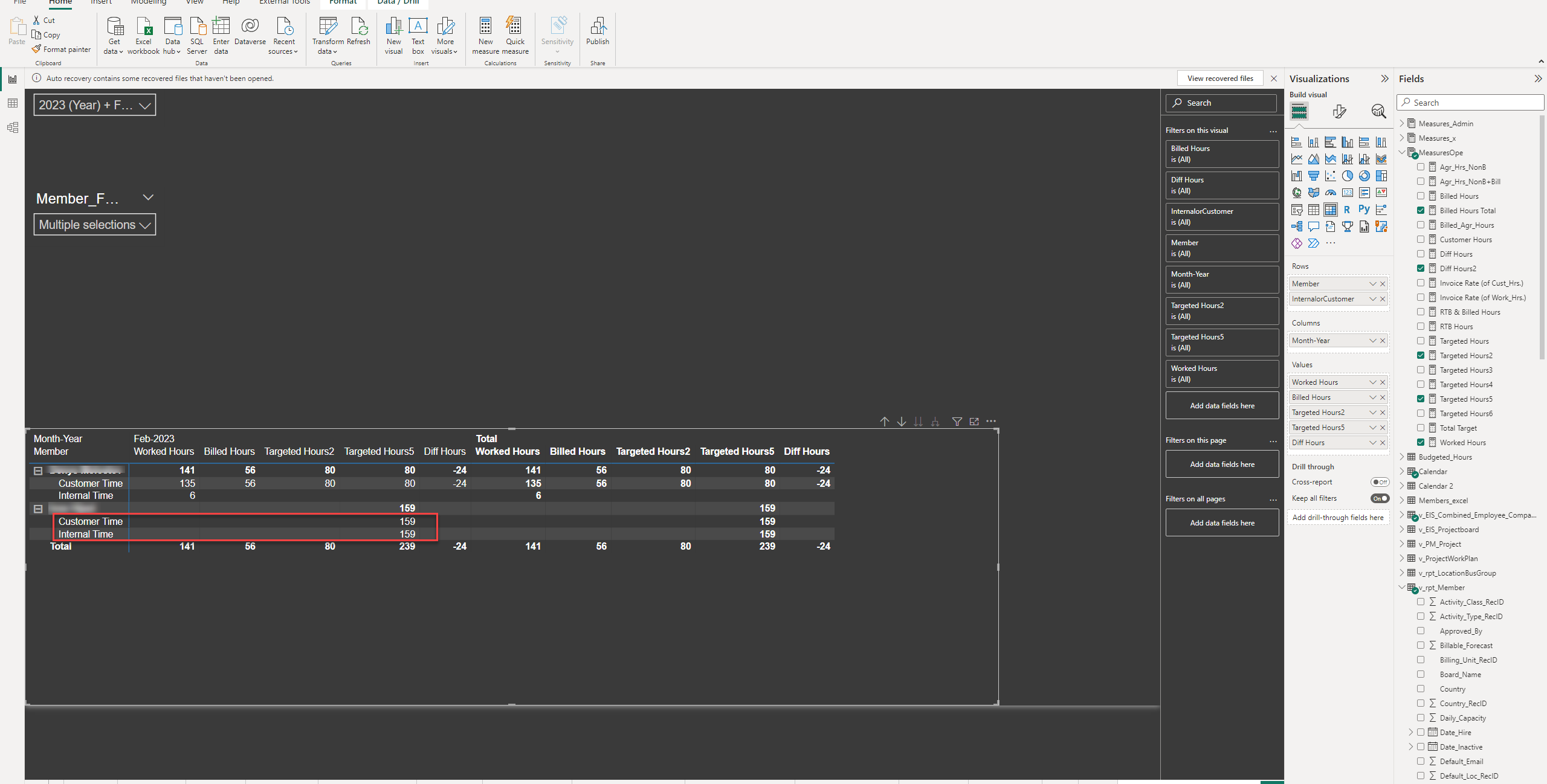 Matrix two level calculation - Microsoft Fabric Community