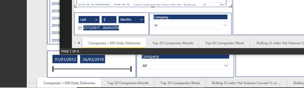 desktop version vs power bi service version