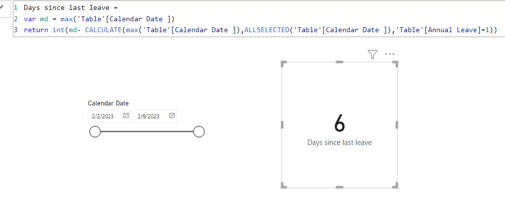 Solved: Calculate the number of days between 2 dates based ...