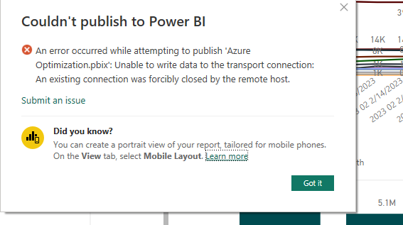 Unable to Publish from Desktop to Web - Microsoft Fabric Community
