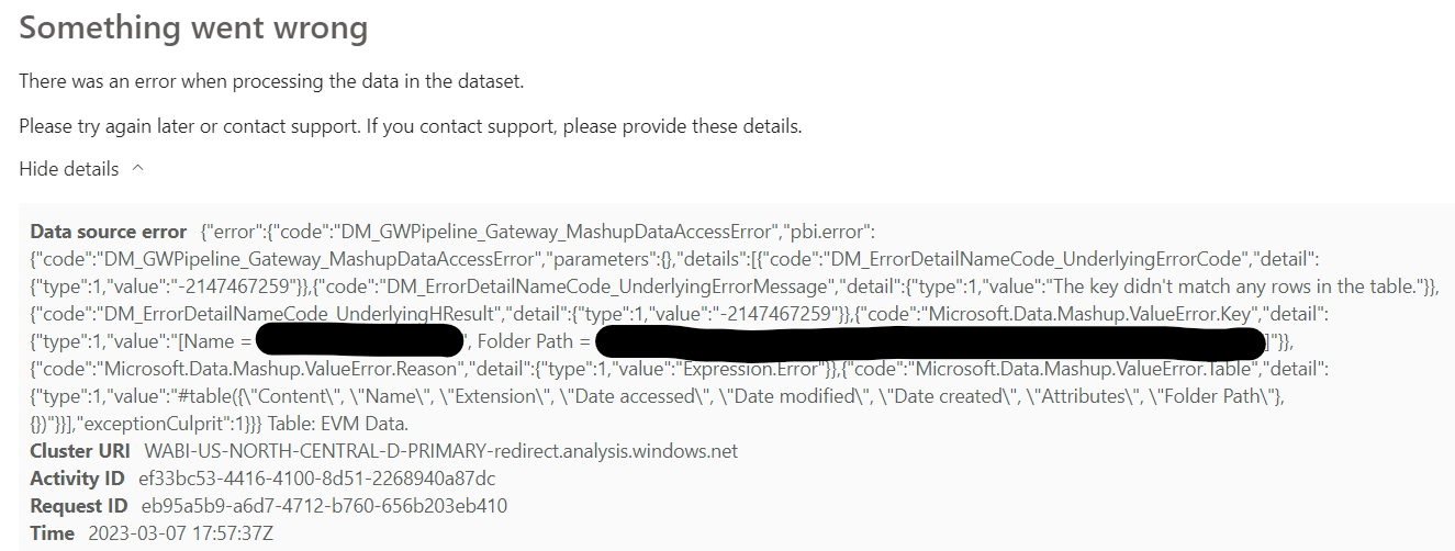 Desktop refresh works, but fails on server - Microsoft Fabric Community