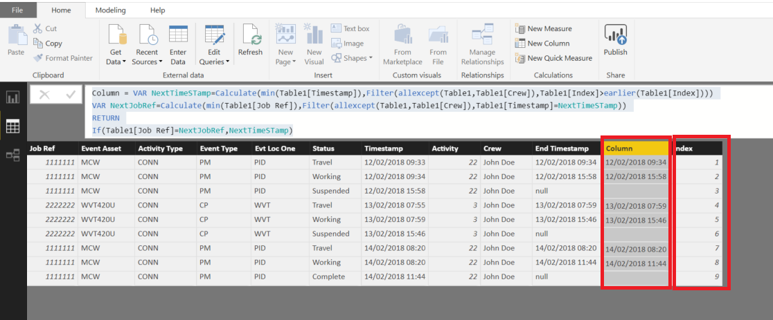 Solved: Comparing dates in adjacent rows - Microsoft Fabric Community