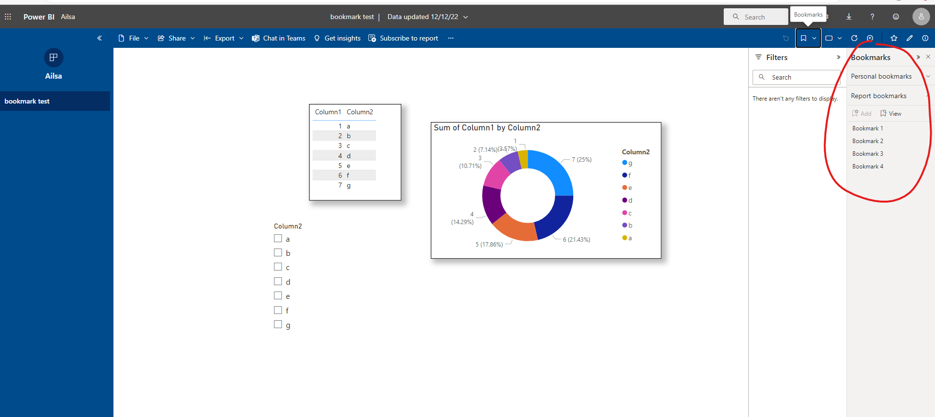 Bookmarks disappearing from app Microsoft Fabric Community