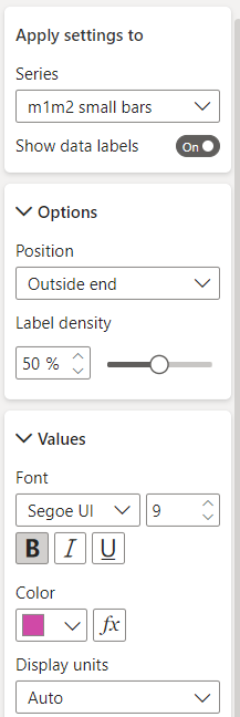 Solved: How to automatically change the data values color? - Microsoft ...