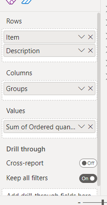 Matrix measure more than 1 value in rows - Microsoft Fabric Community