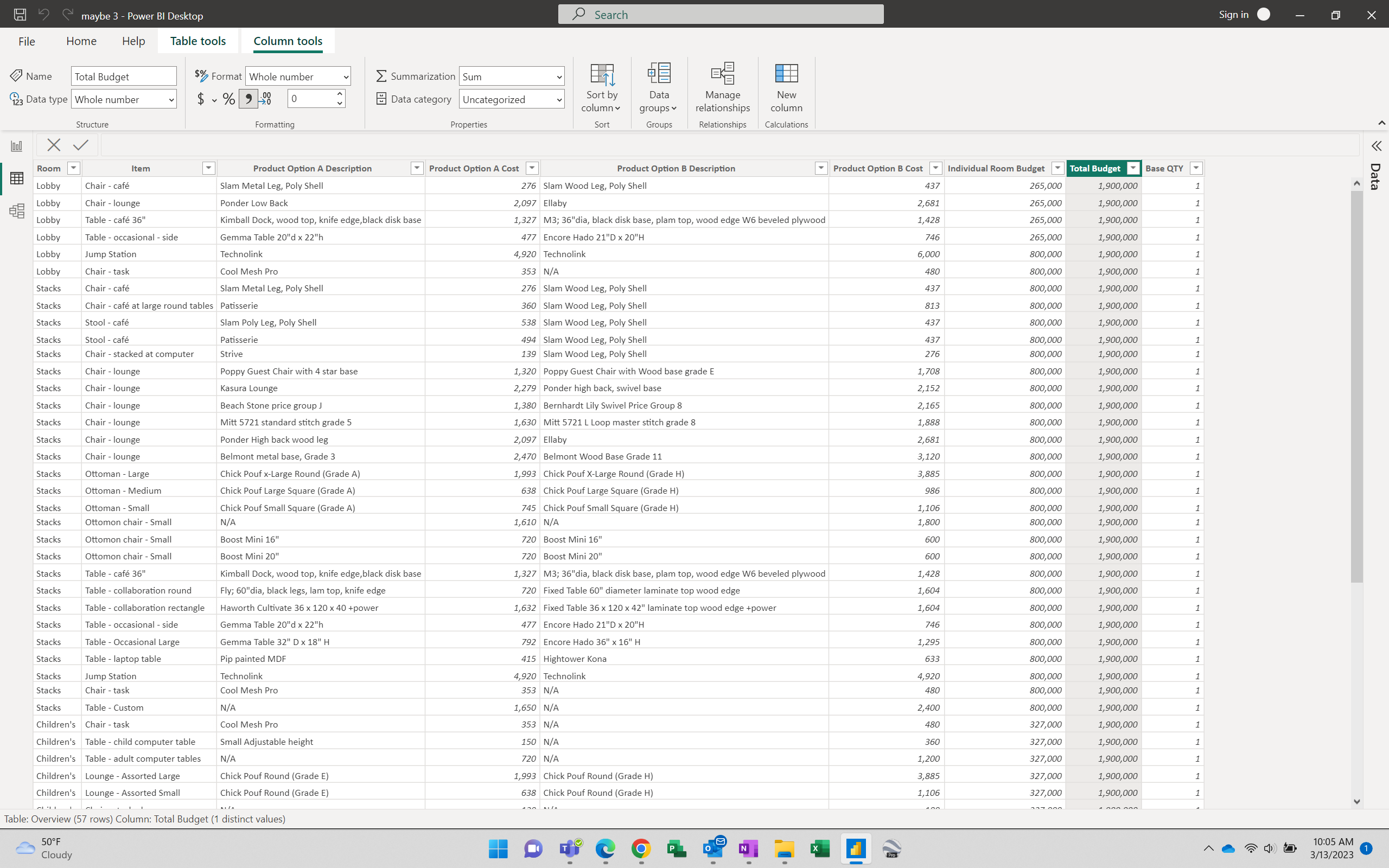 matrix and slicer - Microsoft Fabric Community