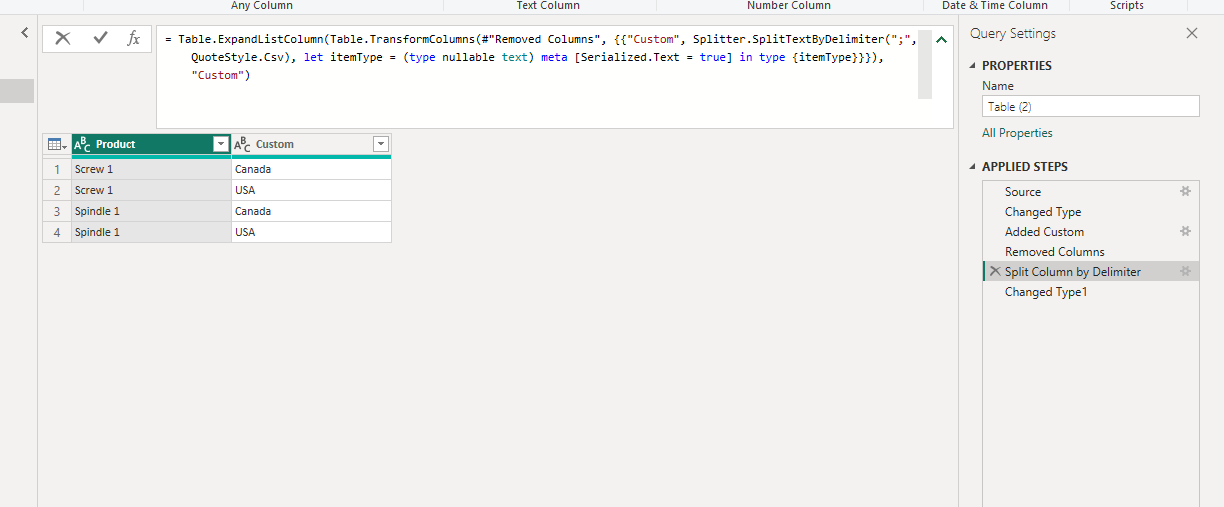 Solved: Merge 2 Columns and create new lines - Microsoft Fabric Community