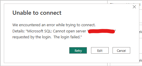 1/3 databases from SQL is throwing error when I im... - Microsoft ...