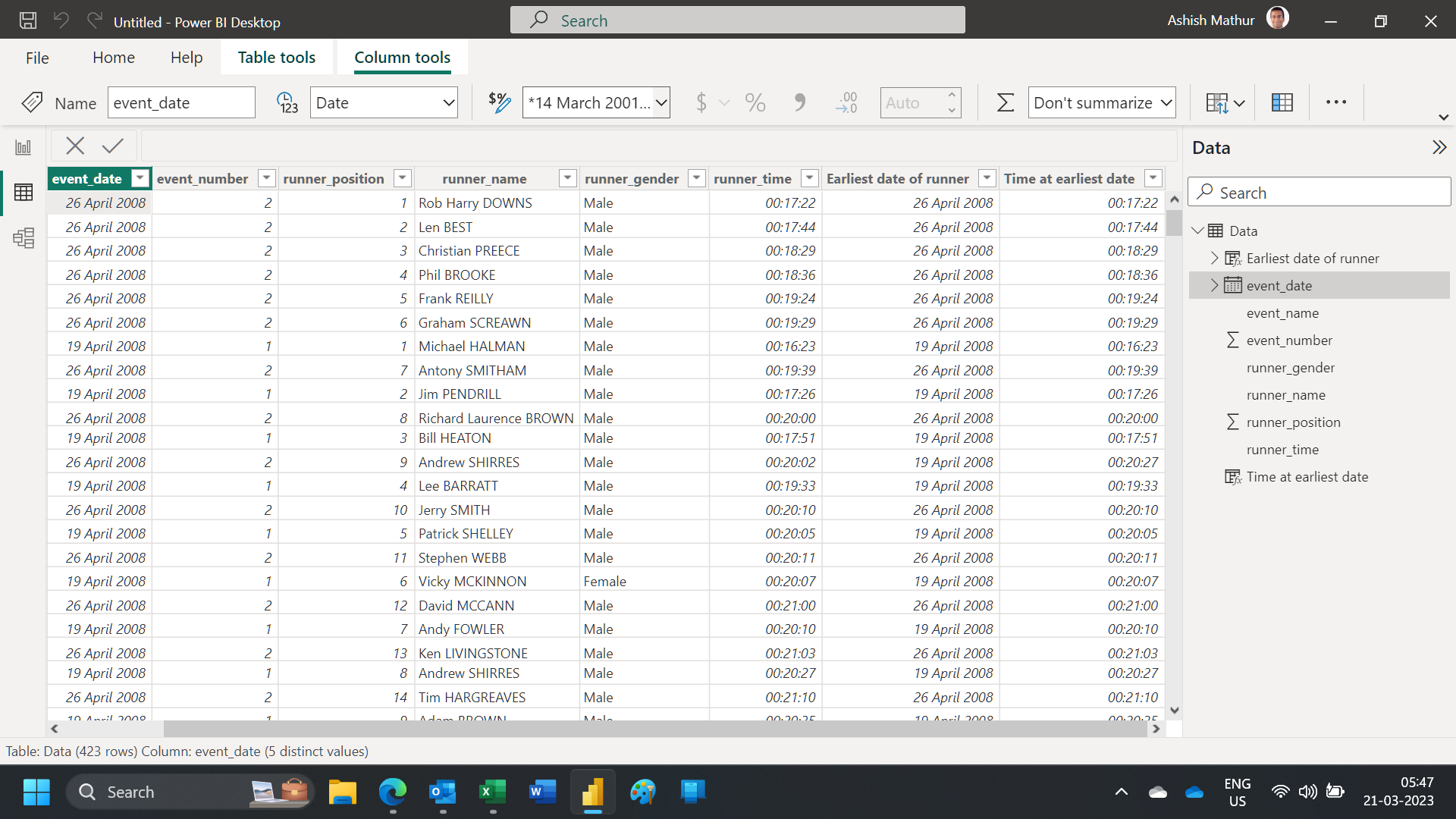 Creating an Index in Power BI - help with calculat... - Microsoft ...