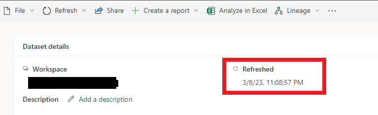 Power BI Report - Data updated is not refreshing f... - Microsoft ...