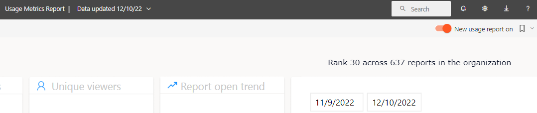 Solved: Power BI Usage Statistics Not Updated. - Microsoft Fabric Community