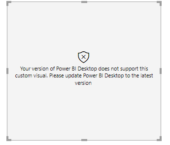 Your version of Power BI Desktop does not support ... - Microsoft ...