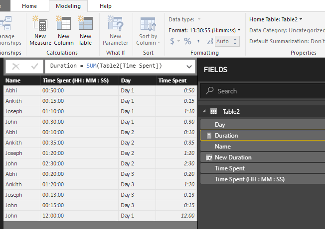 Solved: Sum up the time format - Microsoft Fabric Community