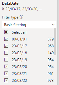 Solved: get min of allselected except - Microsoft Fabric Community