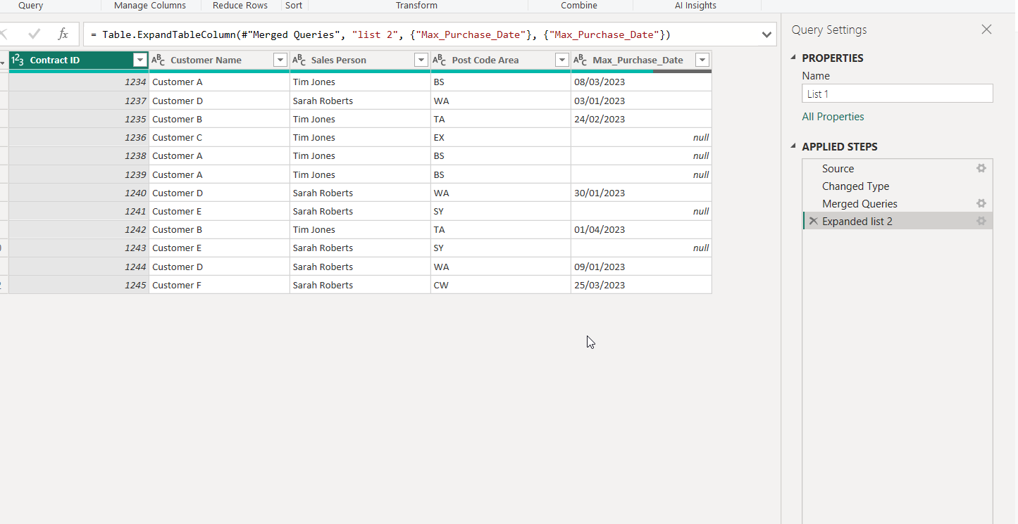 Solved: Add latest date by item to data - Microsoft Fabric Community