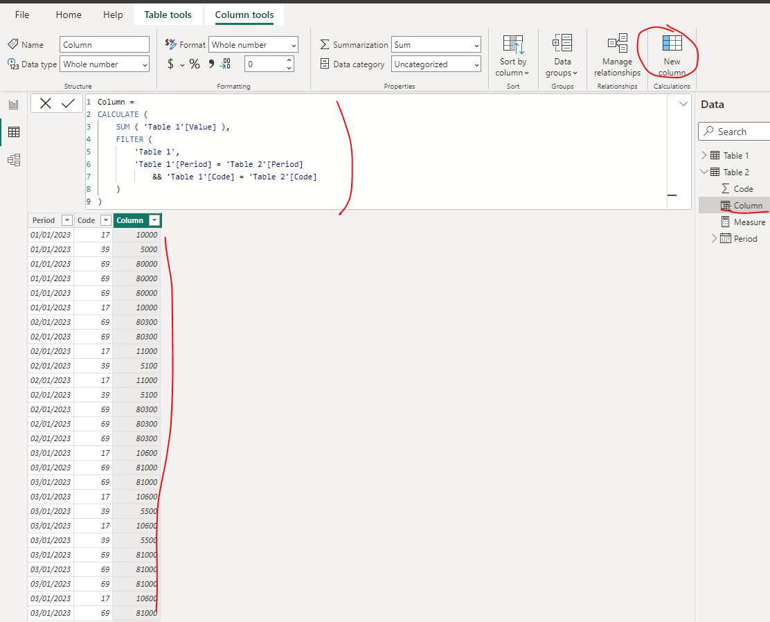 Solved: Help with DAX Mesure to relate to tables - Microsoft Fabric ...