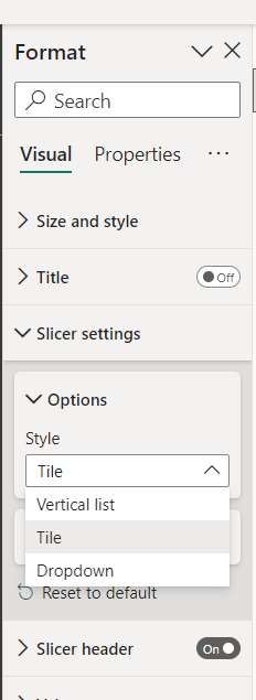 Slicer - Only two options - Microsoft Fabric Community