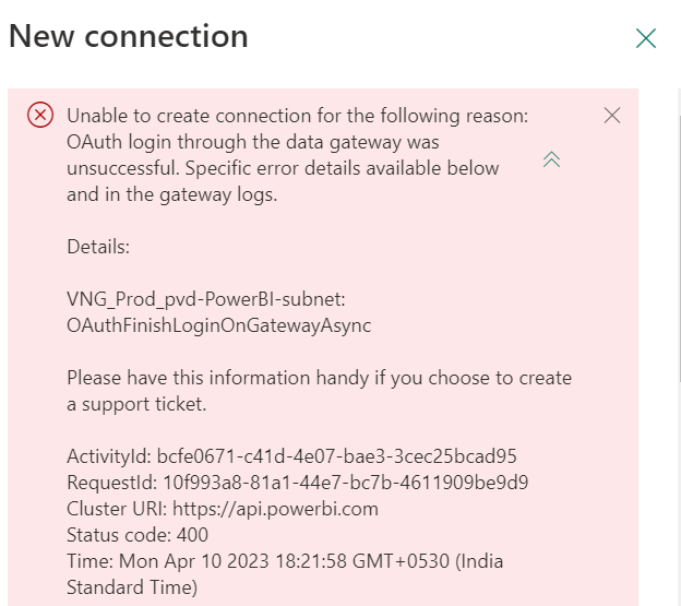 Vnet Connection for Dataflow - Microsoft Fabric Community
