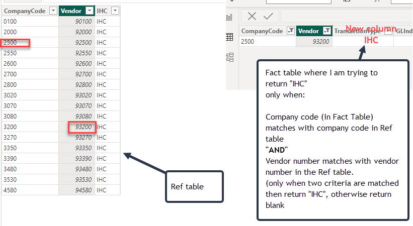 Lookup two criteria from another table - Microsoft Fabric Community