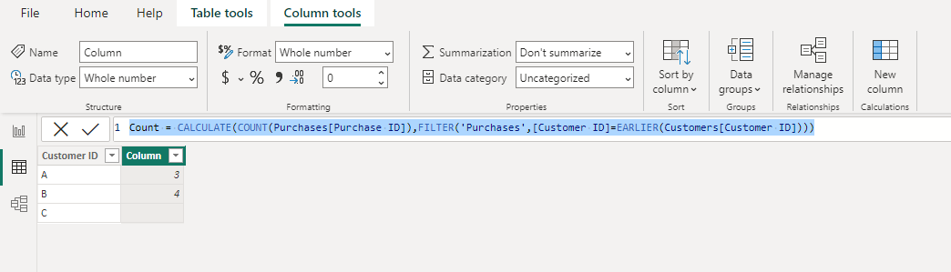 Solved: New column for total based on another table - Microsoft Fabric ...