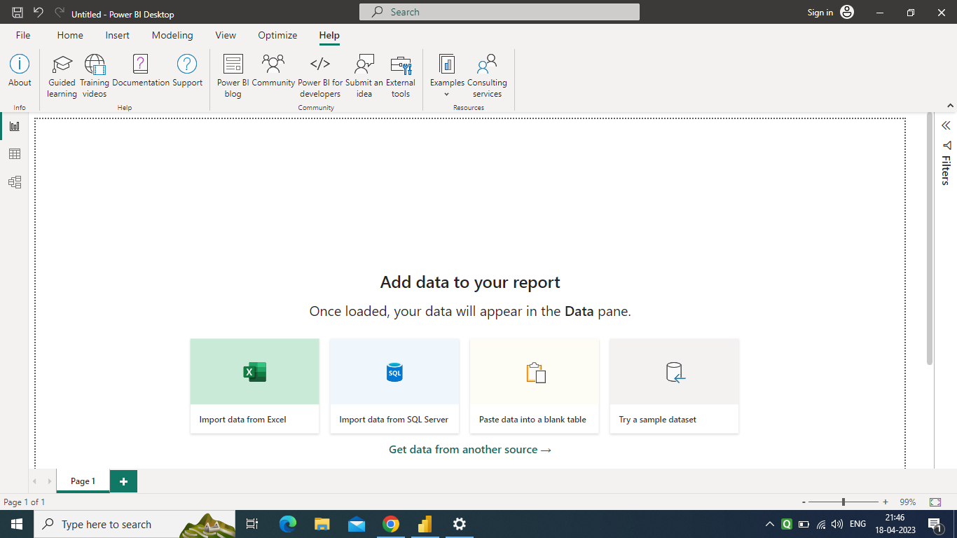 Visualization, Field panel missing on power bi de... - Microsoft Fabric ...