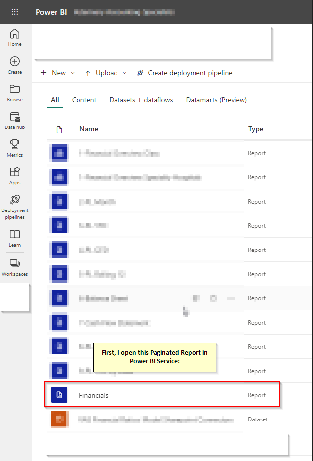 Paginated Report Builder calculating measures diff... - Microsoft ...