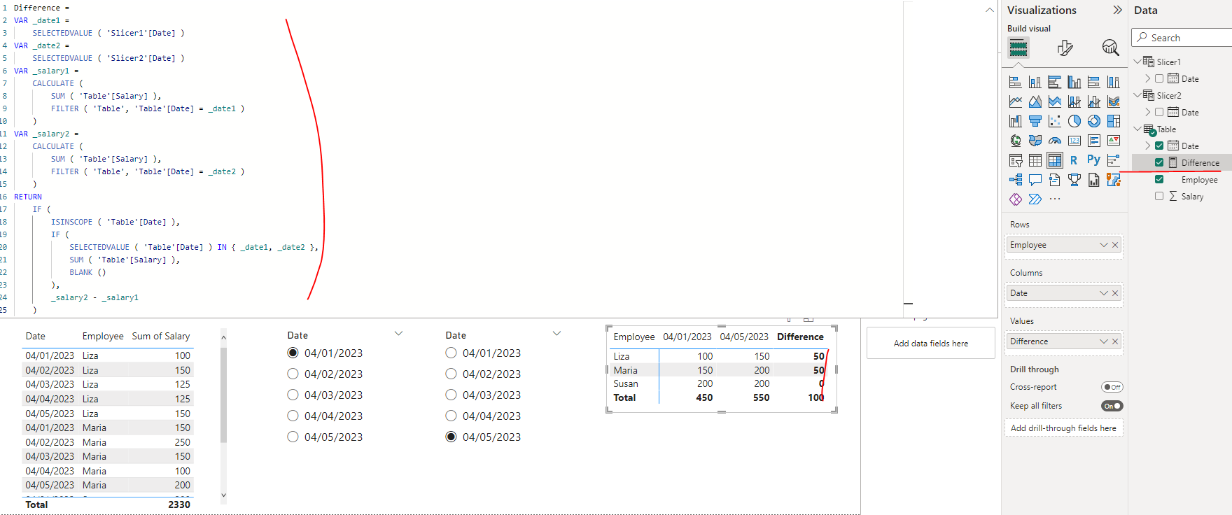 Solved: How to show values by using 2 date slicer - Microsoft Fabric ...