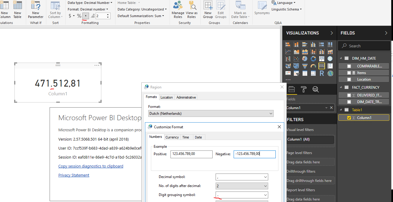DAX Format Function Localization error - Microsoft Fabric Community