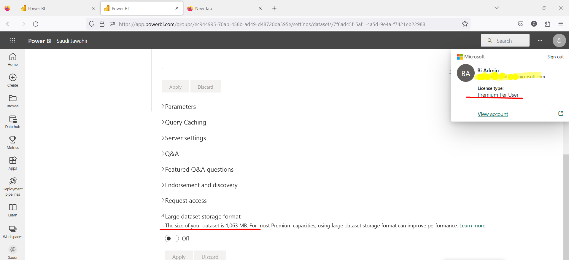 Solved: Schedule refresh - dataset size issue ? - Microsoft Fabric ...