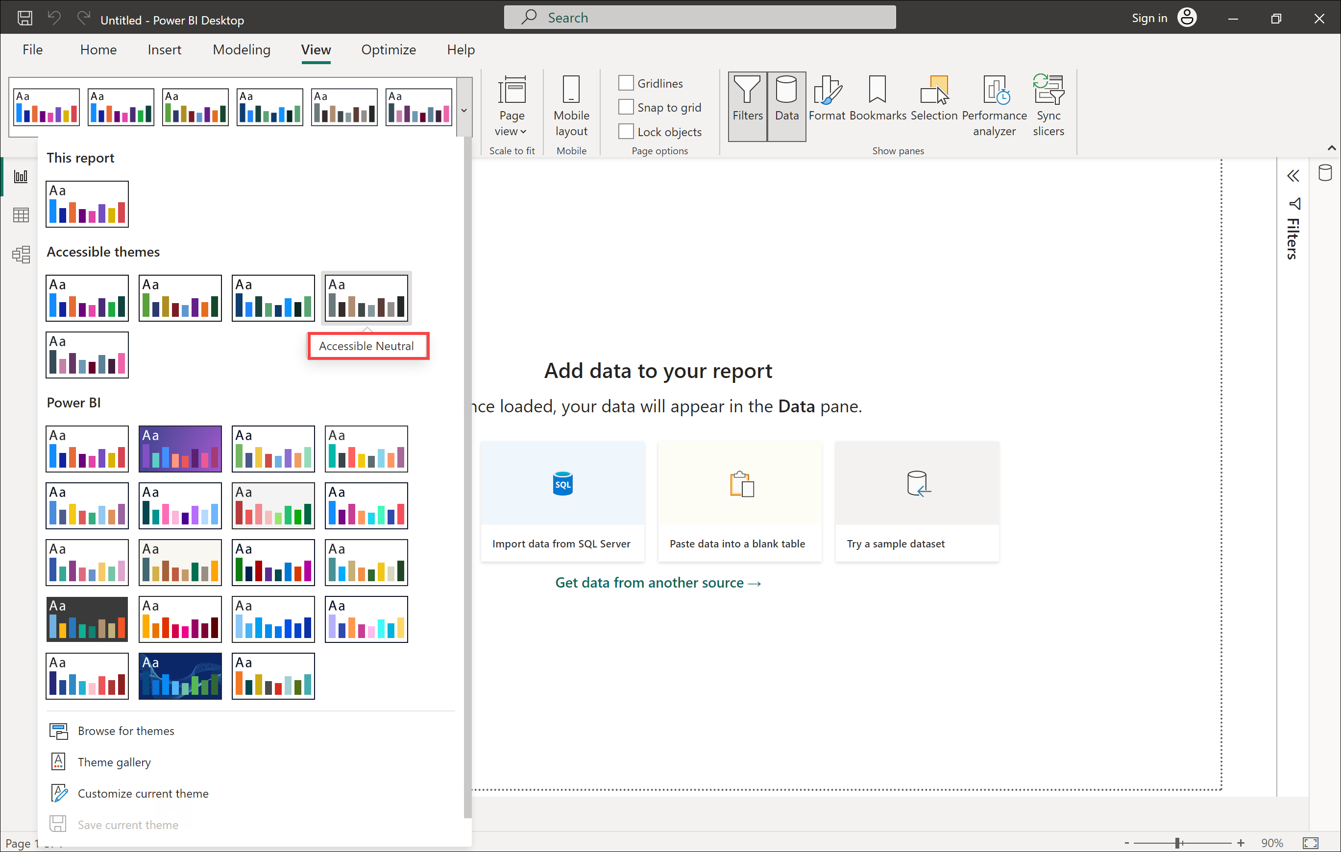 A typo in the theme tooltip (in Korean) - Microsoft Fabric Community