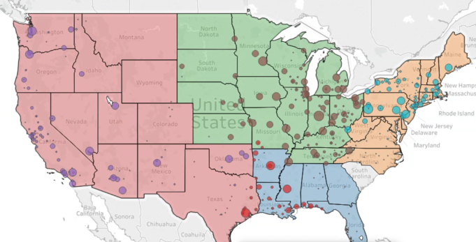 Solved: Filled regions and points on map - Microsoft Fabric Community