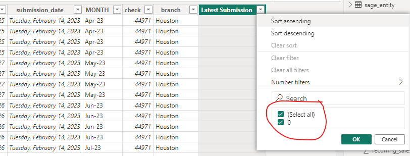 How to use the latest data (based on a date) in a ... - Microsoft ...