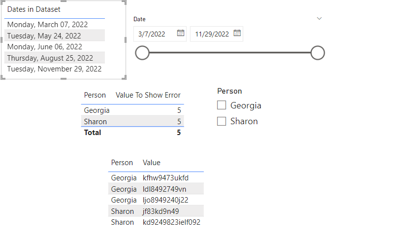 Date Slider filtering logic misbehaving - Microsoft Fabric Community