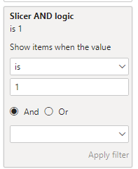 Solved: Slicer with And functionality - Microsoft Fabric Community