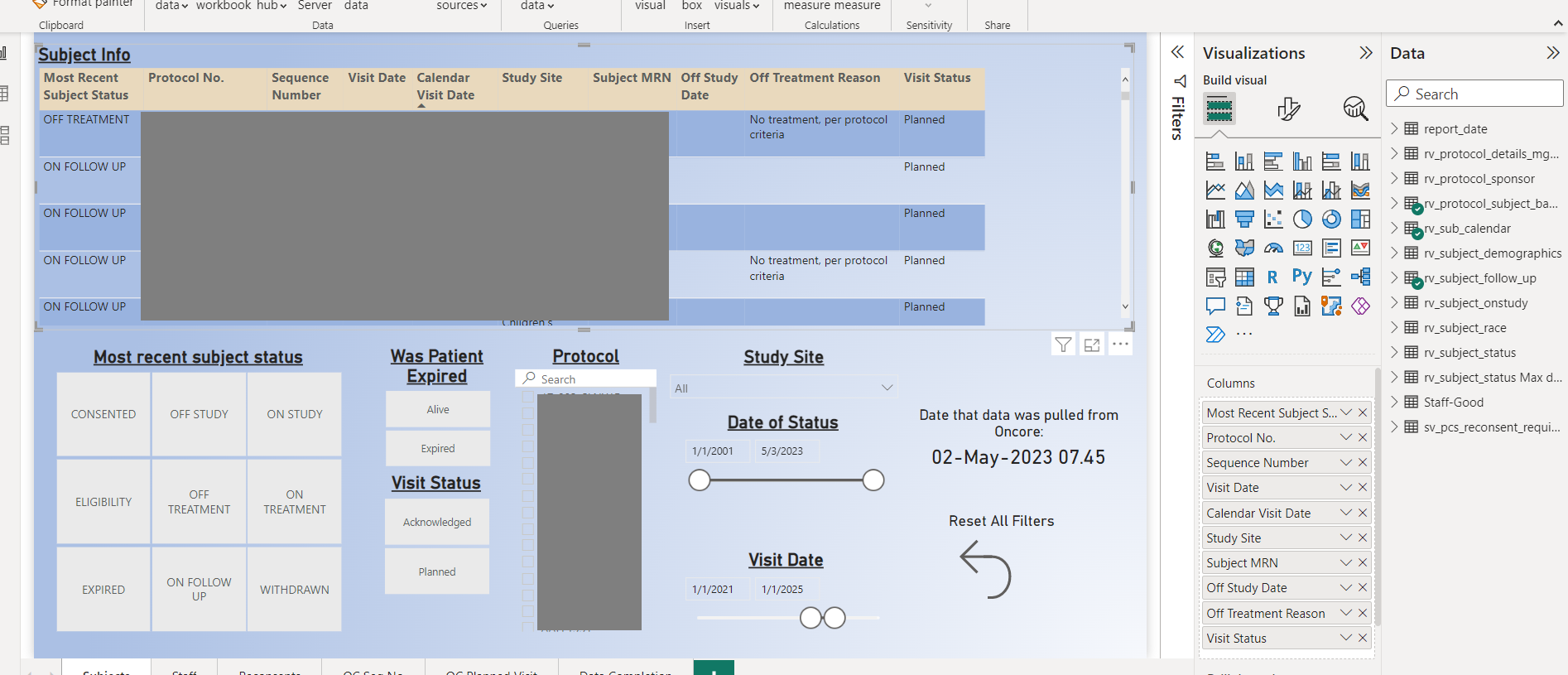 Add column to visual that comes from other query, ... - Microsoft ...