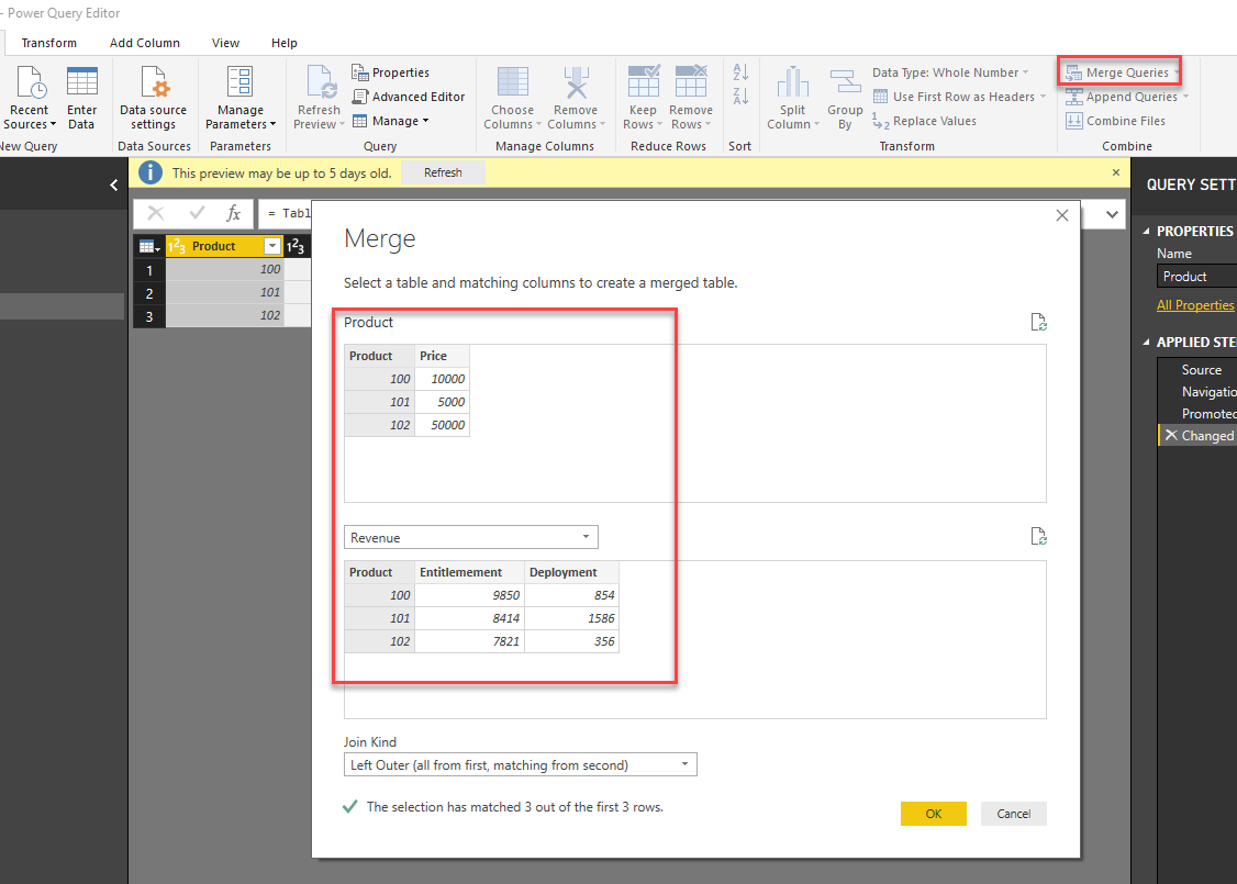 Solved: Merging two data tables - Microsoft Fabric Community