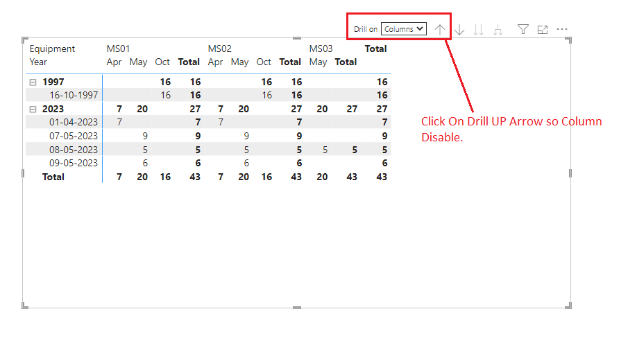How to hide the column from a matrix - Microsoft Fabric Community