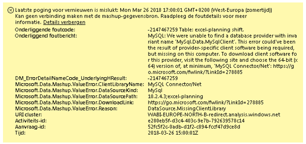 Data refresh problem MYSQL - Microsoft Fabric Community