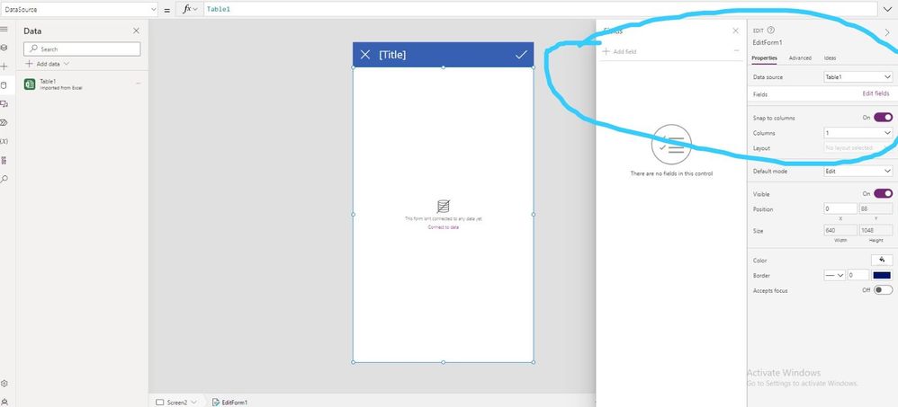 Problem while connecting Excel to PowerApps - Microsoft Fabric Community