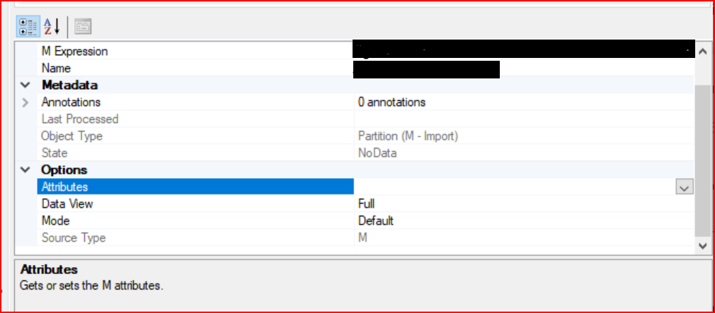 Partition Attributes in Tabular Editor - Microsoft Fabric Community