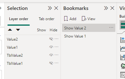 Hiding table on slicer selection - Microsoft Fabric Community