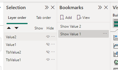 Hiding table on slicer selection - Microsoft Fabric Community