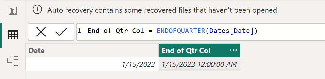 ENDOFQUARTER Time Intelligence Function - Microsoft Fabric Community