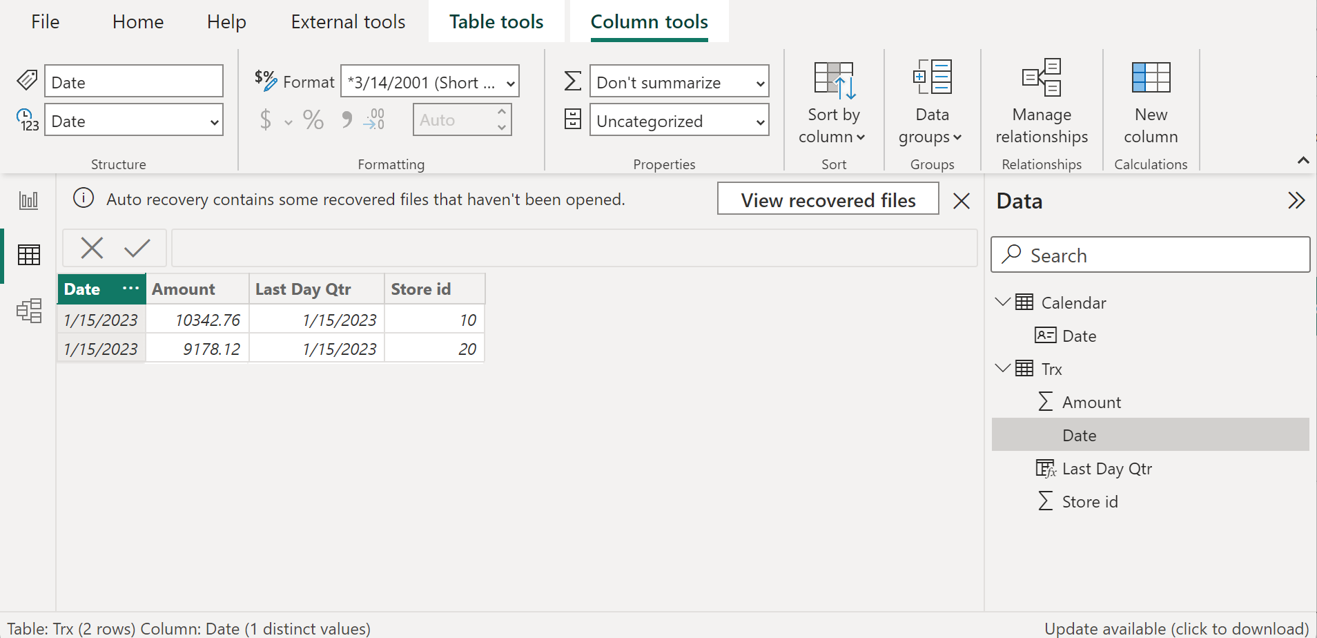 ENDOFQUARTER Time Intelligence Function - Microsoft Fabric Community