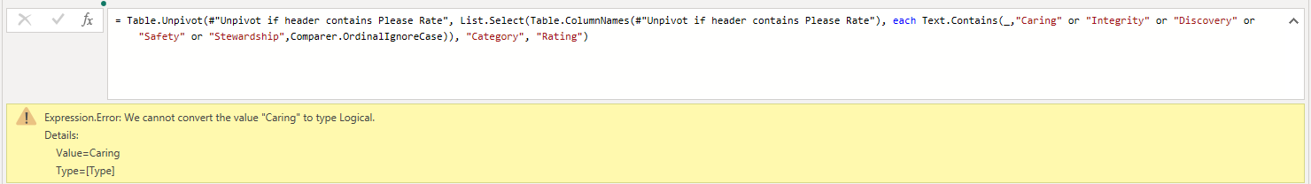 Solved: Unpivot columns based on header name - Microsoft Fabric Community