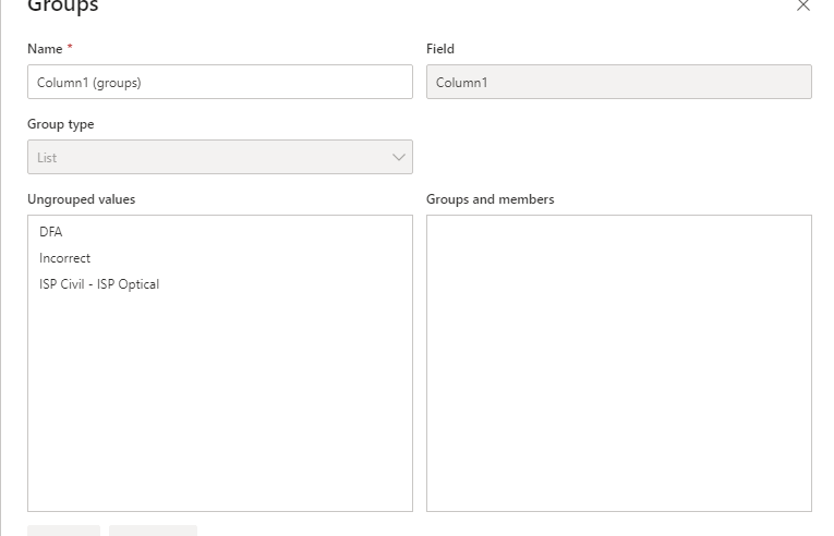 Column Group showing duplicates - Microsoft Fabric Community